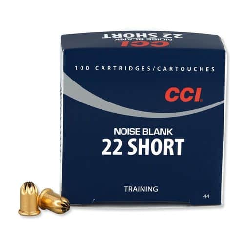 CCI 22 Short Noise Blank 100rd Box - CCI44 CCI 22 Short Noise Blank 100rd Box - CCI44