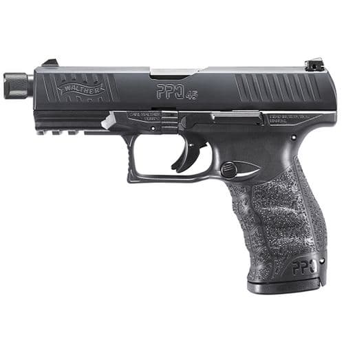 Walther PPQ SD M2 Striker Fired Full Size 45 ACP 4.9" Barrel Polymer Frame Black Finish Fixed Sights 12Rd 2 Magazines -2829231 Walther PPQ SD M2 Striker Fired Full Size 45 ACP 4.9" Barrel Polymer Frame Black Finish Fixed Sights 12Rd 2 Magazines -2829231