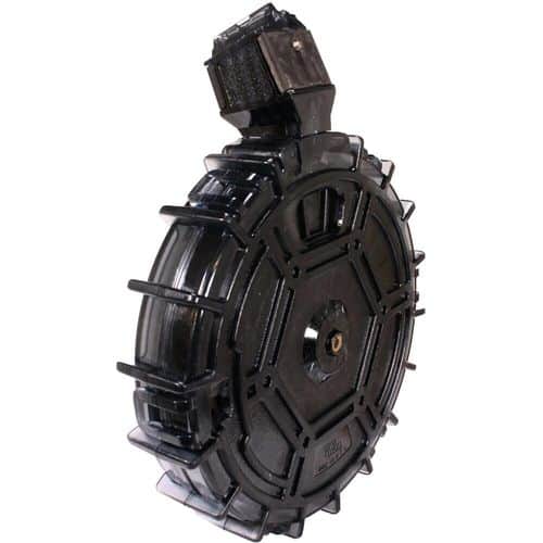 ProMag Ruger 10/22 Drum Magazine .22 Long Rifle 70 Rounds Polymer Smoke ProMag Ruger 10/22 Drum Magazine .22 Long Rifle 70 Rounds Polymer Smoke