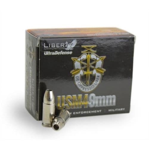 Liberty Ammunition Ultra Defense 9mm Fragmentation 50gr USM49MM Liberty Ammunition Ultra Defense 9mm Fragmentation 50gr USM49MM