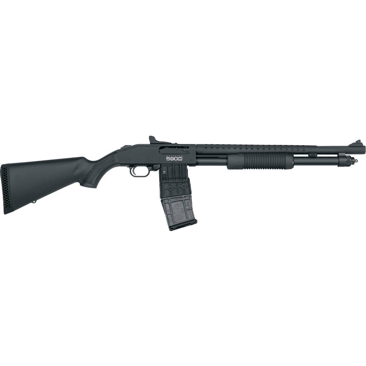 Mossberg 50206 590M Mag-Fed 12 Gauge Pump Action Shotgun Mossberg 50206 590M Mag-Fed 12 Gauge Pump Action Shotgun