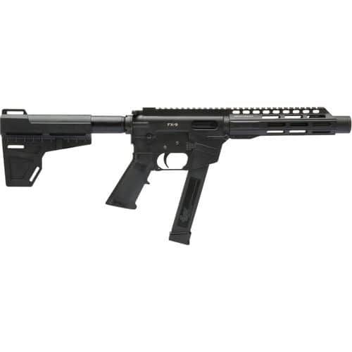Freedom Ordnance FX-9 Pistol 9mm Luger AR Style Semi-Auto 8.25" Barrel 33 Rounds Uses GLOCK Style Mags Freefloat M-LOK Handguard KAK Pistol Brace Freedom Ordnance FX-9 Pistol 9mm Luger AR Style Semi-Auto 8.25" Barrel 33 Rounds Uses GLOCK Style Mags Freefloat M-LOK Handguard KAK Pistol Brace