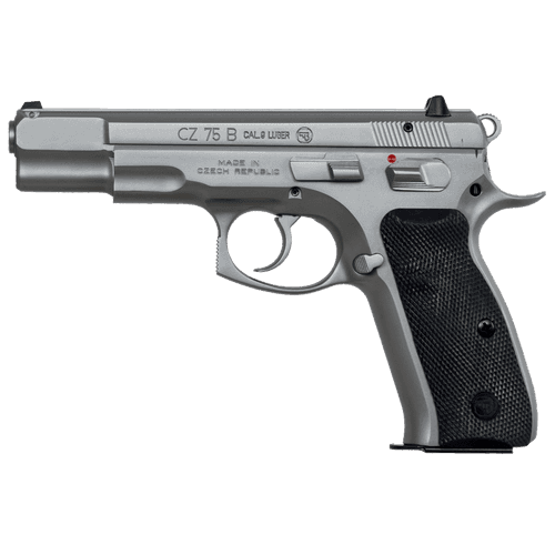 CZ 75 B 9mm Matte Stainless Pistol CZ 75 B 9mm Matte Stainless Pistol