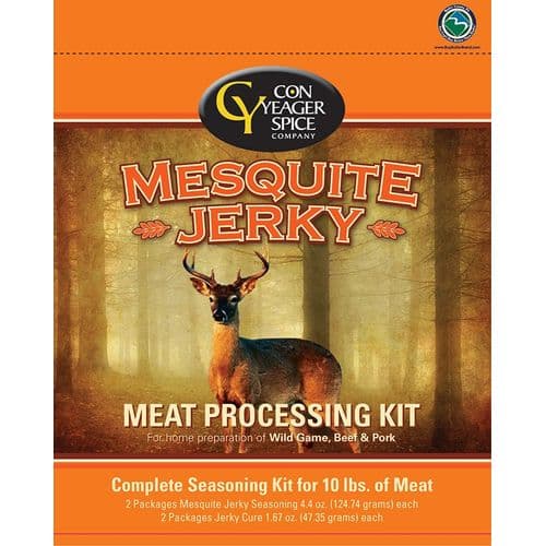 Con Yeager Spice Mesquite Jerky Meat Processing Kit Con Yeager Spice Mesquite Jerky Meat Processing Kit