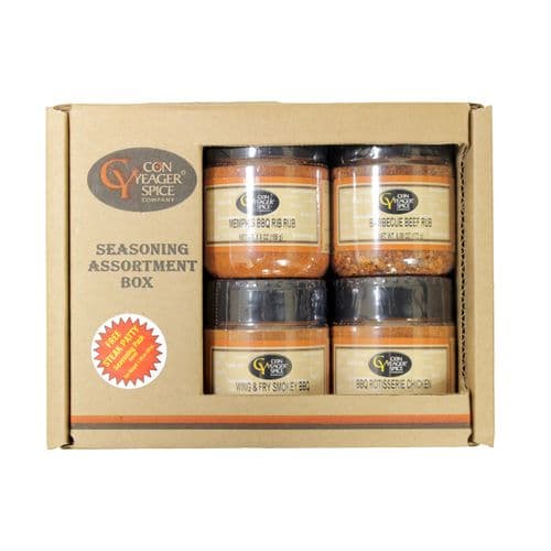 Con Yeager Spice BBQ Seasoning Assortment Box 40654 Con Yeager Spice BBQ Seasoning Assortment Box 40654