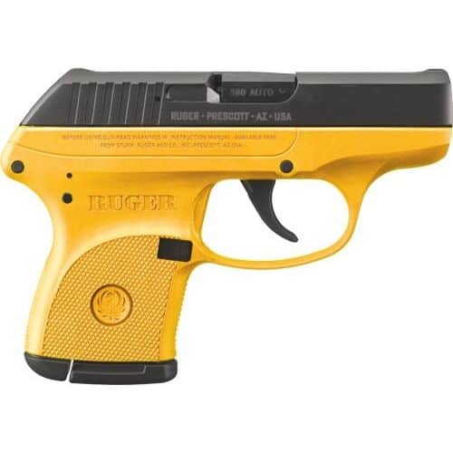 Ruger 3753 LCP 380 DAO PST B/YELOW TL 2.75in Ruger 3753 LCP 380 DAO PST B/YELOW TL 2.75in