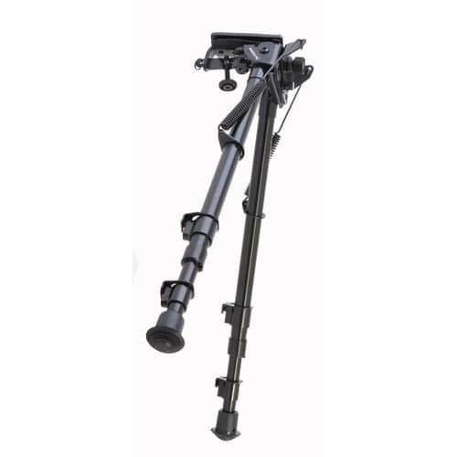 RUDOLPH OPTICS SWIVEL PIVOT BIPOD - BLACK ALUMINUM 13"-27" RUDOLPH OPTICS SWIVEL PIVOT BIPOD - BLACK ALUMINUM 13"-27"