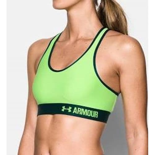 Women's Armour Mid Sports Bra QLE/ANG/QLE 4 Women's Armour Mid Sports Bra QLE/ANG/QLE 4