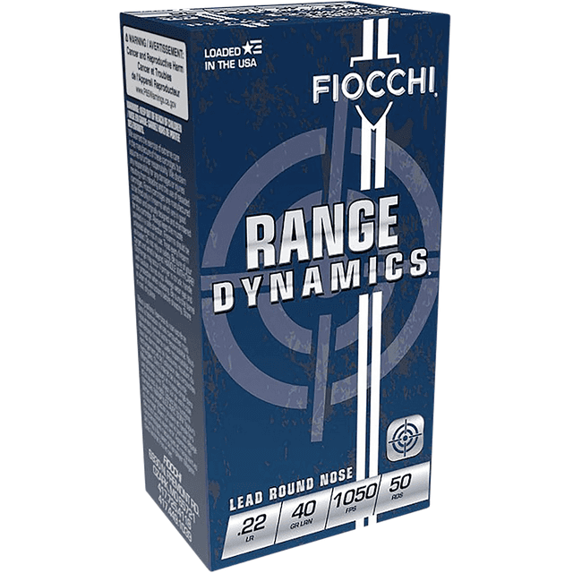Fiocchi High Velocity 22 LR 40 gr Lead Round Nose Rimfire Ammo Fiocchi High Velocity 22 LR 40 gr Lead Round Nose Rimfire Ammo
