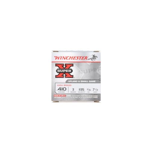Winchester Ammo Super X Heavy Game Load High Brass 410 Gauge 3" 11/16 oz 7.5 Shot - X4137 Winchester Ammo Super X Heavy Game Load High Brass 410 Gauge 3" 11/16 oz 7.5 Shot - X4137