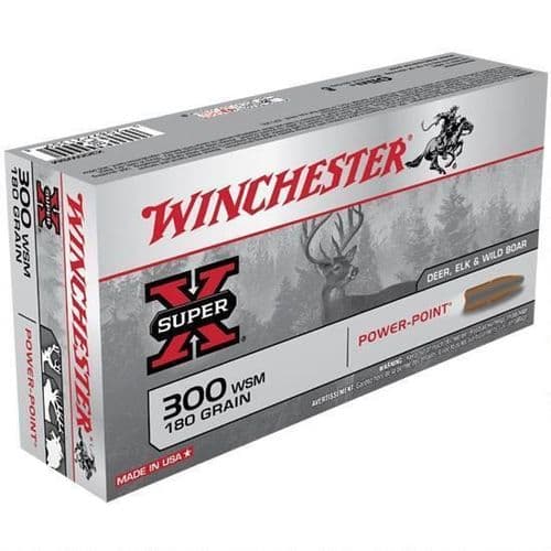 Winchester Ammo Power-Point 300 WSM 180 gr Power Point - X300WSM Winchester Ammo Power-Point 300 WSM 180 gr Power Point - X300WSM