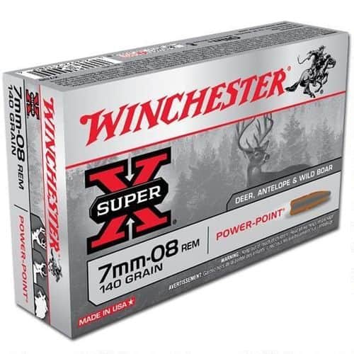 Winchester Super X 7mm-08 Rem Ammunition Winchester Super X 7mm-08 Rem Ammunition