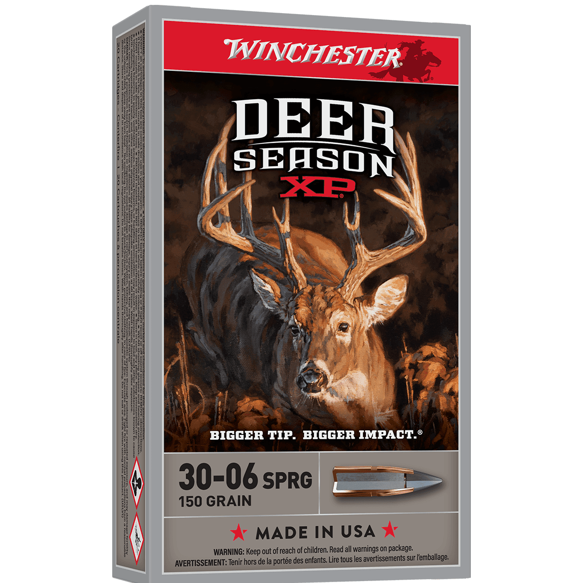 Winchester 30-06 Springfield 150 gr Extreme Point Deer Season Hunting Ammo Winchester 30-06 Springfield 150 gr Extreme Point Deer Season Hunting Ammo