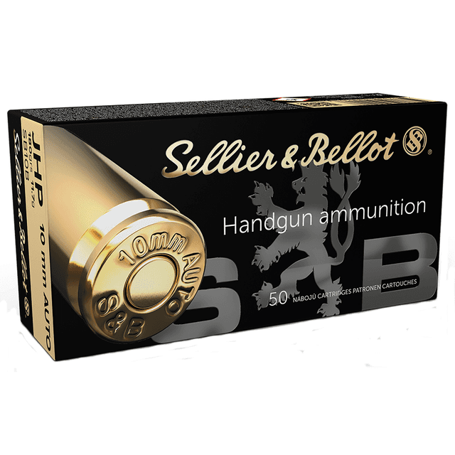 Sellier & Bellot 10mm Auto Handgun Ammo 180 gr Jacketed Hollow Point Sellier & Bellot 10mm Auto Handgun Ammo 180 gr Jacketed Hollow Point