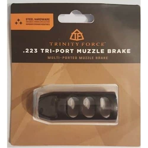 Trinity Force Tri Port Muzzle Brake - Black Trinity Force Tri Port Muzzle Brake - Black