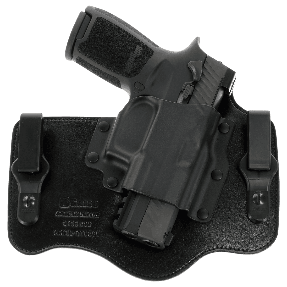 Galco KT820B KingTuk Deluxe IWB Black Kydex/Leather UniClip Fits Sig P320 Fits Sig P320 Compact Fits Beretta APX Right Hand Galco KT820B KingTuk Deluxe IWB Black Kydex/Leather UniClip Fits Sig P320 Fits Sig P320 Compact Fits Beretta APX Right Hand