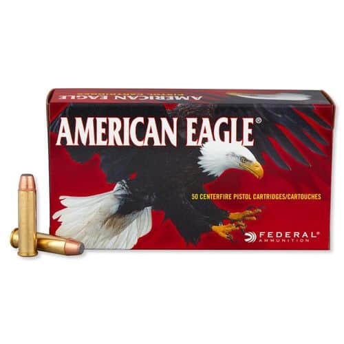 Federal American Eagle AE327 .327 Magnum Ammunition 50 Rounds JSP 100 Grain 1,500 Feet Per Second Federal American Eagle AE327 .327 Magnum Ammunition 50 Rounds JSP 100 Grain 1,500 Feet Per Second