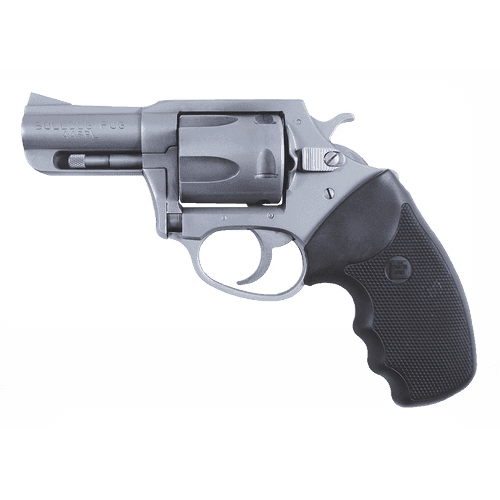 Charter Arms 74420 Bulldog Large 44 Special, 5 Shot 2.50" Matte Stainless Steel Barrel, Cylinder & Frame w/Black Finger Grooved Rubber Grip Charter Arms 74420 Bulldog Large 44 Special, 5 Shot 2.50" Matte Stainless Steel Barrel, Cylinder & Frame w/Black Finger Grooved Rubber Grip