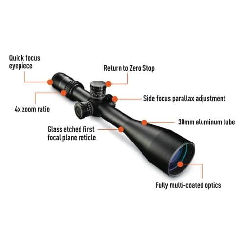 Nikon BLACK FX1000, 6-24x50mm SF, FFP Illuminated Nikon BLACK FX1000, 6-24x50mm SF, FFP Illuminated