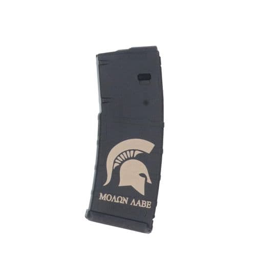 MagPul PMAG 30RD GEN M2 w/Molon Labe Laser Engravi MagPul PMAG 30RD GEN M2 w/Molon Labe Laser Engravi