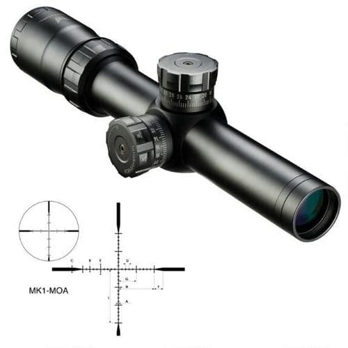 Nikon M-TACTICAL 1-4X24 Riflescope MK1-MOA MT Reti Nikon M-TACTICAL 1-4X24 Riflescope MK1-MOA MT Reti