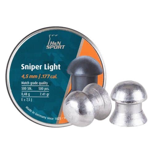 H&N Sniper Light .177 Cal, 7.50 gr - 500 ct H&N Sniper Light .177 Cal, 7.50 gr - 500 ct