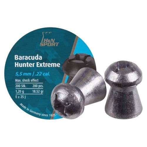 H&N Baracuda Hunter Extreme Pellets, .22 Cal, 18.5 H&N Baracuda Hunter Extreme Pellets, .22 Cal, 18.5