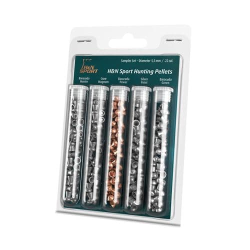 H&N Sampler Pellets Hunting, .22 Caliber, 5 Types H&N Sampler Pellets Hunting, .22 Caliber, 5 Types