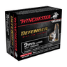 Winchester Defender 9mm Luger 147 Grain Ammunition 20 Round Box Winchester Defender 9mm Luger 147 Grain Ammunition 20 Round Box