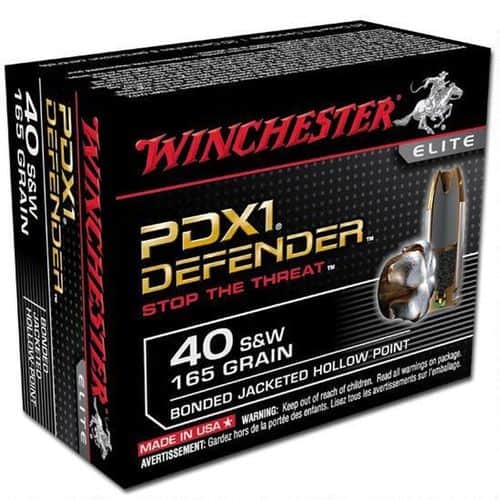 Winchester Defender .40 S&W Ammunition 20 Winchester Defender .40 S&W Ammunition 20