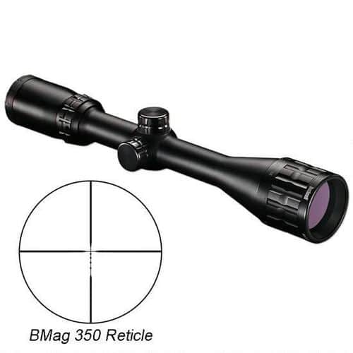 Bushnell Banner 4-12x40 Rimfire Riflescope BMag 350 Reticle 1" Tube 1/4 MOA .17 WSM Matte Black Bushnell Banner 4-12x40 Rimfire Riflescope BMag 350 Reticle 1" Tube 1/4 MOA .17 WSM Matte Black