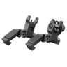 AIM Sports MT45FS AR-15 Low Profile 45 Degree Front and Rear Flip Up Sights Aluminum Black AIM Sports MT45FS AR-15 Low Profile 45 Degree Front and Rear Flip Up Sights Aluminum Black