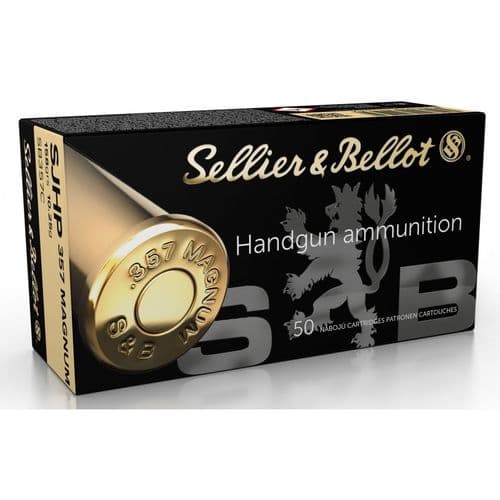 Sellier & Bellot .357 Magnum SJHP 158gr Amm Sellier & Bellot .357 Magnum SJHP 158gr Amm