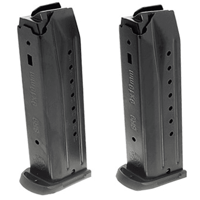 Ruger 90449 SR9C Value Pack 17rd Magazine Fits Ruger SR/SRc/9E 9mm Luger Blued 2 Pack Ruger 90449 SR9C Value Pack 17rd Magazine Fits Ruger SR/SRc/9E 9mm Luger Blued 2 Pack