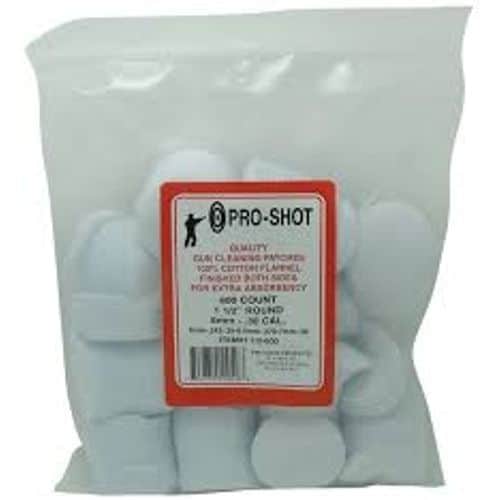 Pro Shot Cleaning Patches 600pc Pro Shot Cleaning Patches 600pc