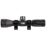 Aim Sports Tactical 4x32 Compact Mil-Dot Scope w/Rings, Left Side View. Aim Sports Tactical 4x32 Compact Mil-Dot Scope w/Rings, Left Side View.