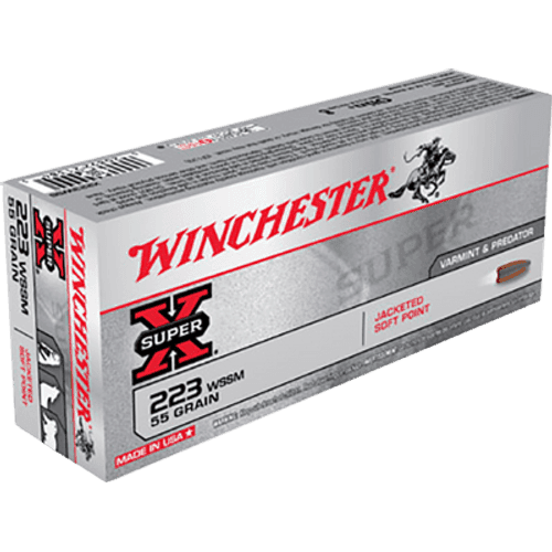 Winchester Super-X 223 WSSM 55grain JSP Am Winchester Super-X 223 WSSM 55grain JSP Am