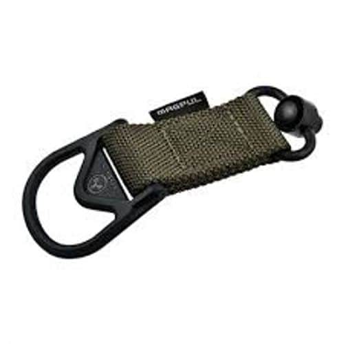 Magpul MS1/MS3 QD Sling Adapter made of Steel with Maganese Phosphate Ranger Green Finish, Polymer Hardware, Nylon 1.25" Webbing & Two to One-Point Design for AR-15, M4, M16, AK-Platform & AKM - MAG517RGR Magpul MS1/MS3 QD Sling Adapter made of Steel with Maganese Phosphate Ranger Green Finish, Polymer Hardware, Nylon 1.25" Webbing & Two to One-Point Design for AR-15, M4, M16, AK-Platform & AKM - MAG517RGR