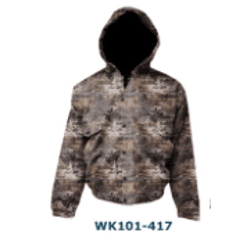 World Famous Sports Warpknit Predator Camo Hooded World Famous Sports Warpknit Predator Camo Hooded