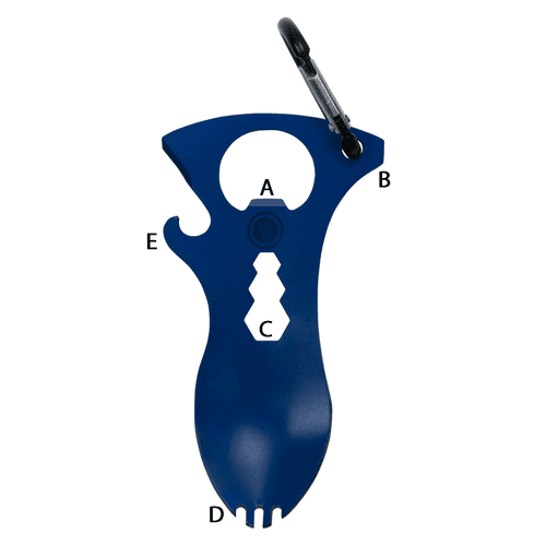 UST Brands Spork Multi-Tool - Blue UST Brands Spork Multi-Tool - Blue