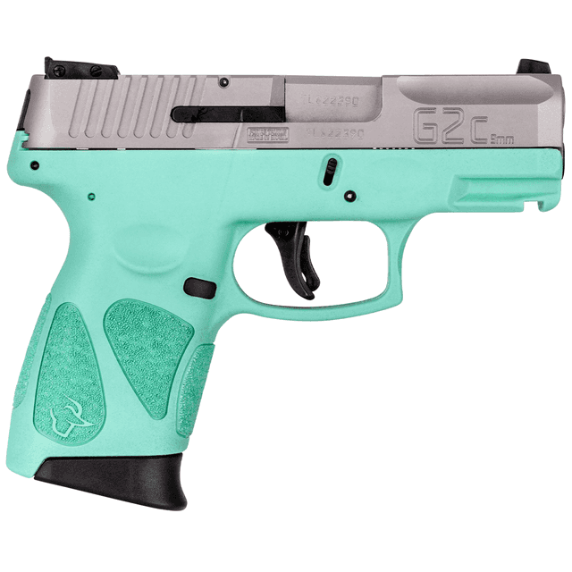Taurus G2C 9mm Sub-Compact Pistol with Cyan Frame and Stainless Slide Taurus G2C 9mm Sub-Compact Pistol with Cyan Frame and Stainless Slide