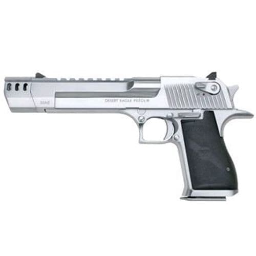 Magnum Research Desert Eagle 50 XIX 6" Brush Chrome w/Muzzlebreak Magnum Research Desert Eagle 50 XIX 6" Brush Chrome w/Muzzlebreak