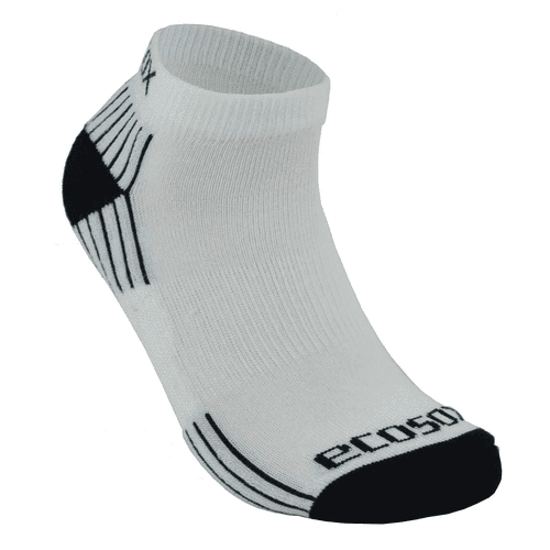 EcoSox Bamboo Low Cut Socks - Large 10-13 - White/ EcoSox Bamboo Low Cut Socks - Large 10-13 - White/