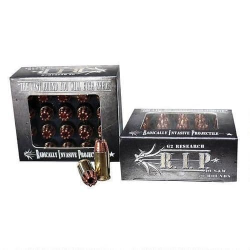 G2 Research G00003-BG RIP .40 S&W 115 Grain HP 20 G2 Research G00003-BG RIP .40 S&W 115 Grain HP 20