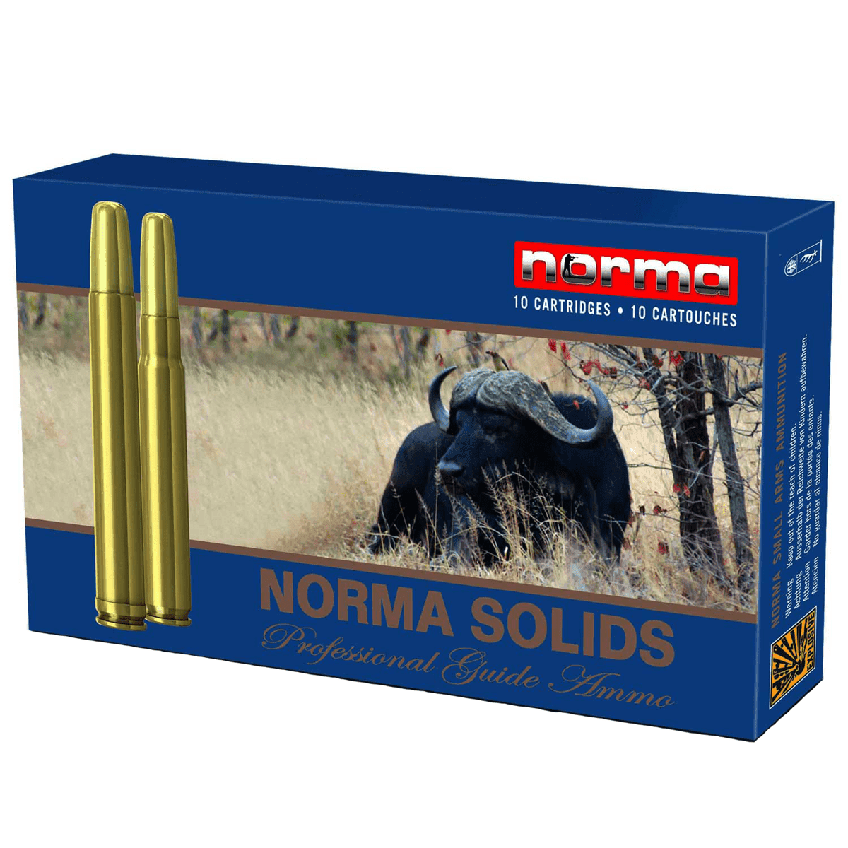 Norma Solid .416 Rigby 400 Grain Ammunition (10 Rounds) Norma Solid .416 Rigby 400 Grain Ammunition (10 Rounds)