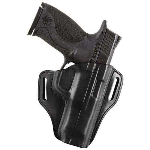 Bianchi #57 Remedy Open Top Leather Holster, Black, Right Hand, SZ21, Ruger LC9, LC380 Bianchi #57 Remedy Open Top Leather Holster, Black, Right Hand, SZ21, Ruger LC9, LC380