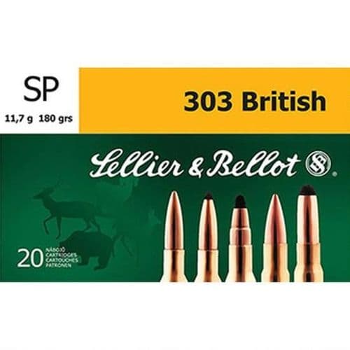 Sellier & Bellot SB303C .303 British Ammunition 20 Sellier & Bellot SB303C .303 British Ammunition 20