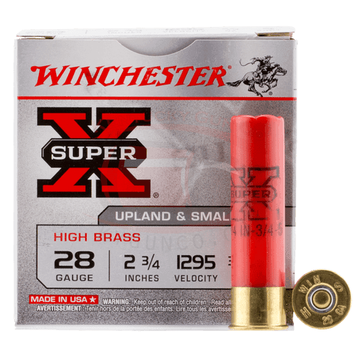 Winchester Ammo Super-X High Brass Game 28 Ga Winchester Ammo Super-X High Brass Game 28 Ga
