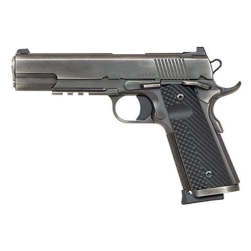 Dan Wesson DW Specialist, Full Size 1911, 45ACP, 5" Barrel, Steel Frame, Distressed Finish, G10 Grips, 8Rd, Night Sights Dan Wesson DW Specialist, Full Size 1911, 45ACP, 5" Barrel, Steel Frame, Distressed Finish, G10 Grips, 8Rd, Night Sights