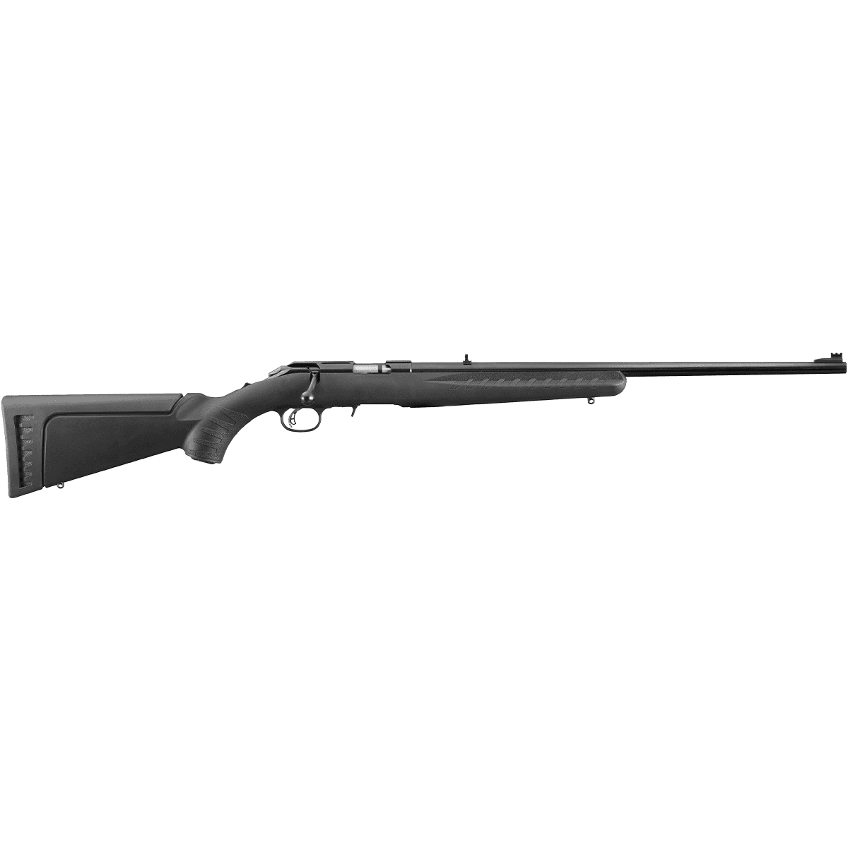 Ruger 8301 American Bolt Action Rimfire Rifle .22 Long Rifle 22" Barrel 10 Rounds Synthetic Stock Satin Blued Finish Ruger 8301 American Bolt Action Rimfire Rifle .22 Long Rifle 22" Barrel 10 Rounds Synthetic Stock Satin Blued Finish
